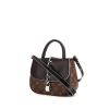 Chain It Louis Vuitton small model shoulder bag in monogram canvas and black leather - 00pp thumbnail