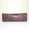 Givenchy Shark handbag in burgundy python - Detail D5 thumbnail