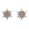 H. Stern Stars earrings in blackened gold and diamonds - 00pp thumbnail