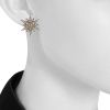 H. Stern Stars earrings in blackened gold and diamonds - Detail D1 thumbnail