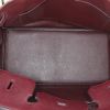 Hermes Birkin 40 cm handbag in burgundy togo leather - Detail D2 thumbnail
