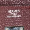 Hermes Birkin 40 cm handbag in burgundy togo leather - Detail D3 thumbnail