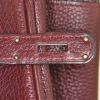 Hermes Birkin 40 cm handbag in burgundy togo leather - Detail D4 thumbnail