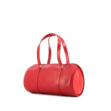 Bolso de mano Louis Vuitton Soufflot en cuero Epi rojo
