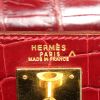 Hermes Kelly 32 cm bag in red porosus crocodile - Detail D4 thumbnail