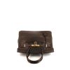 Hermes Birkin 30 cm handbag in brown Cacao niloticus crocodile - 360 Front thumbnail