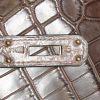 Hermes Birkin 30 cm handbag in brown Cacao niloticus crocodile - Detail D4 thumbnail