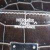 Bolso de mano Hermes Birkin 35 cm en cocodrilo porosus negro - Detail D3 thumbnail