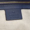 Gucci Soho shopping bag in blue patent leather - Detail D3 thumbnail