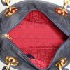 Borsa Dior Lady Dior modello medio in tela cannage blu marino - Detail D2 thumbnail