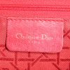 Sac à main Dior Lady Dior moyen modèle en toile cannage bleu-marine - Detail D3 thumbnail