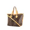 Louis Vuitton handbag in brown monogram canvas and natural leather - 00pp thumbnail