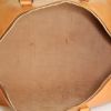 Louis Vuitton Keepall 50 cm travel bag in beige natural leather - Detail D2 thumbnail