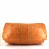 Bolsa de viaje Louis Vuitton Keepall 50 cm en cuero natural beige caramelo - Detail D4 thumbnail