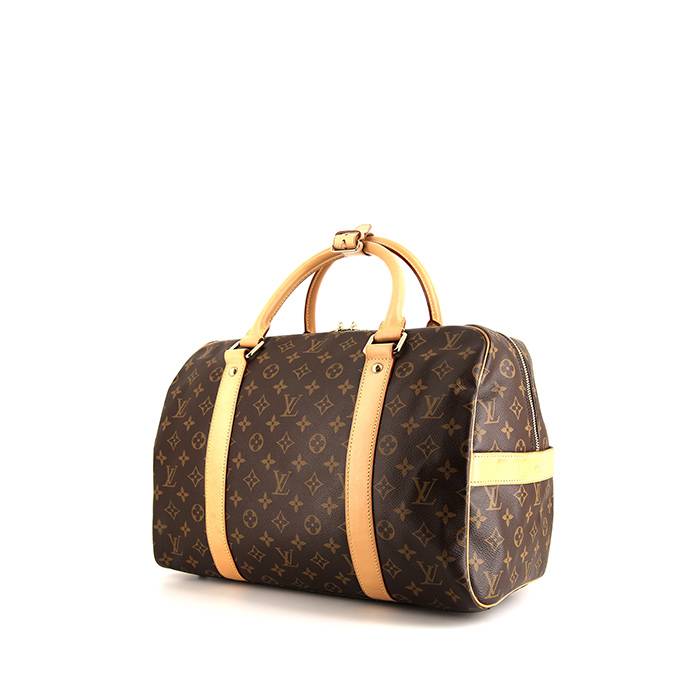 Louis Vuitton Carry All Weekend Bag - brown canvas/beige leather at 1stDibs   louis vuitton overnight bag, louis vuitton carry all bag, louis vuitton  weekend bag