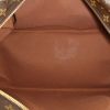 Borsa weekend Louis Vuitton in tela monogram cerata marrone e pelle naturale - Detail D2 thumbnail