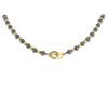 Dinh Van Menottes R10 necklace in yellow gold and haematite - 00pp thumbnail