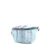 Bolsito-cinturón Chanel en lona azul - 00pp thumbnail