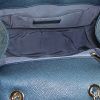 Mochila Chanel Sac à dos en cuero granulado acolchado azul marino - Detail D2 thumbnail