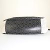 Shopping bag Chanel Deauville in tela cerata bicolore nera e bianca - Detail D5 thumbnail