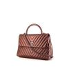 Chanel Coco Handle handbag in golden brown grained leather - 00pp thumbnail