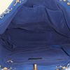 Borsa Chanel in pelle blu con motivo a quadretti - Detail D3 thumbnail