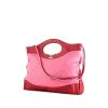 Bolso Cabás Chanel 31 en cuero acolchado bicolor rosa y rojo - 00pp thumbnail