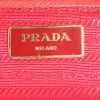 Sac à main Prada Galleria en cuir saffiano rouge - Detail D3 thumbnail