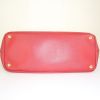 Prada Galleria handbag in red leather saffiano - Detail D4 thumbnail