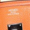 Bolso de mano Hermes Birkin 35 cm en cuero togo naranja - Detail D3 thumbnail