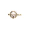 Chopard Happy Diamonds ring in yellow gold,  diamonds and ruby - 00pp thumbnail