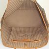 Shopping bag Louis Vuitton Neverfull modello grande in tela monogram e pelle naturale - Detail D2 thumbnail