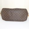 Louis Vuitton Neverfull large model shopping bag in monogram canvas and natural leather - Detail D4 thumbnail