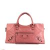 Balenciaga Classic City handbag in pink leather - 360 thumbnail