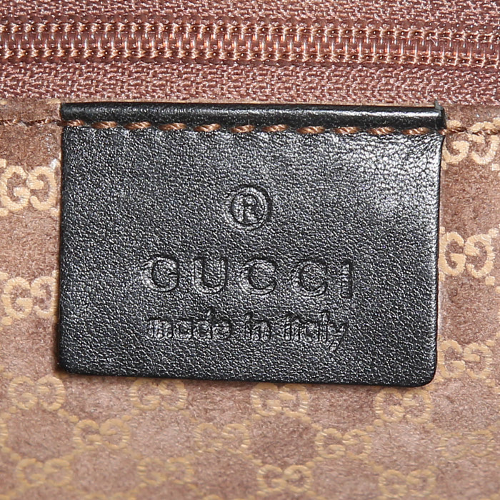 Borsa Gucci Jackie in pelle nera - Detail D3