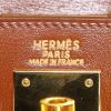 Hermes Kelly 32 cm handbag in brown box leather - Detail D4 thumbnail