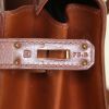 Hermes Kelly 32 cm handbag in brown box leather - Detail D5 thumbnail