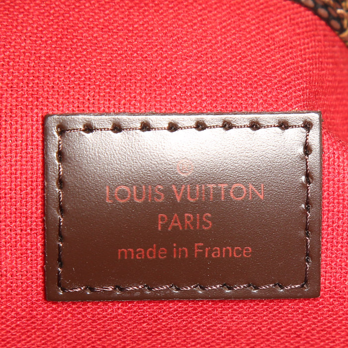 Borsa a tracolla Louis Vuitton Bloomsbury in tela a scacchi ebana - Detail D3