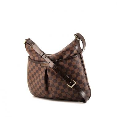 Bolso bandolera Louis Vuitton Bloomsbury en lona a cuadros ébano