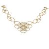 Half-articulated Vintage 1970's necklace in 9 carats yellow gold - 00pp thumbnail