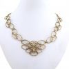 Half-articulated Vintage 1970's necklace in 9 carats yellow gold - 360 thumbnail