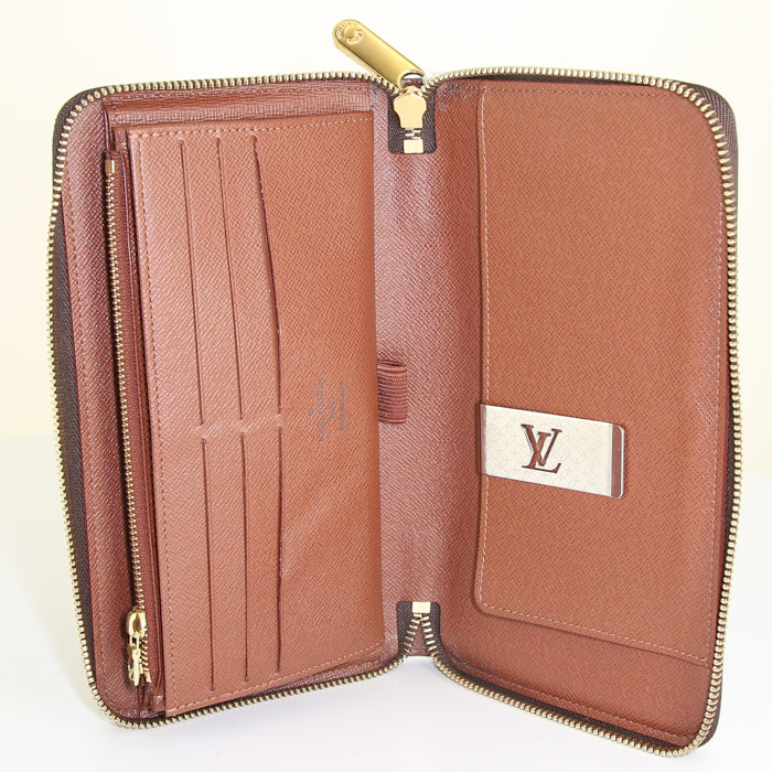 Louis Vuitton Organizer wallet in brown monogram canvas - Detail D2