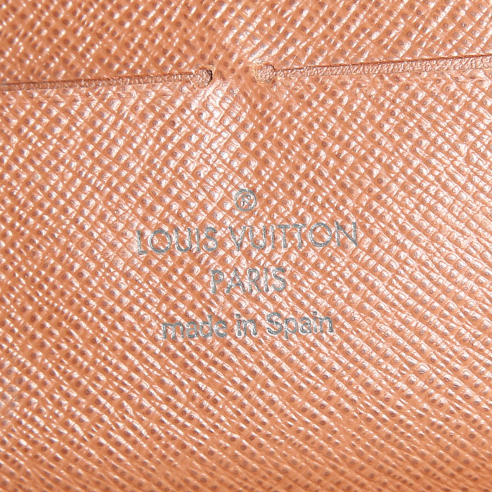 Billetera Louis Vuitton Organizer en lona Monogram marrón - Detail D3