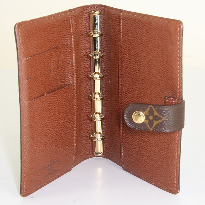 Louis Vuitton medium model agenda-holder in monogram canvas - Detail D4