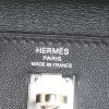 Sac à main Hermes Kelly 25 cm en cuir Swift noir - Detail D4 thumbnail