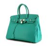 Hermes Birkin 35 cm handbag in blue Lagon epsom leather - 00pp thumbnail