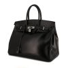 Hermes Birkin 35 cm bag in black box leather - 00pp thumbnail