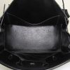 Hermes Birkin 35 cm bag in black box leather - Detail D2 thumbnail