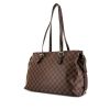 Shopping bag Louis Vuitton Chelsea in tela a scacchi ebana - 00pp thumbnail