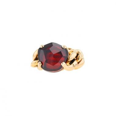 Bague Pomellato Lola en or rose et grenat